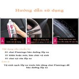 Dưỡng lốp flamingo Tire Shine F010 làm mới cao su làm đen lốp