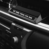 Bảng Số Điện Thoại Ô TÔ GD miễn phí gắn logo hãng xe loại cao cấp