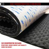 Tấm mút tiêu âm 3M™ 9448A ô tô Phụ kiện ô tô Tấm lót cách nhiệt Giảm âm thanh Chống ồn 80* 50 * 1.5cm