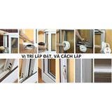 Ron sợi dán khe khung cửa, tấm chắn chống bụi, gió, hơi điều hòa (7*12mm)-Đơn vị bán 3 mét Trendyhome.vn