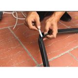 1 mét gioăng luồn silicon phục hồi gioăng cửa bị xẹt,gioăng chống ồn,cách âm cực tốt ( phi 8)