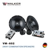 Loa cánh Ô tô Walker VM 602 Loa (phân tần) 2 chiều 6.5 inch chính hãng màng carbon hàng cao cấp 2-Way Component System