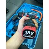 Bộ máy khoan pin cầm tay động cơ không chổi than 18v cao cấp 2 pin công suất cao kèm hộp đựng và đầy đủ phụ kiện và sạc