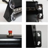 Đèn chớp xanh đỏ, báo khẩn cấp cho xe hơi, đèn led nháy báo động phiên bản cao cấp vỏ kim loại chất lượng cao tẩu 12V