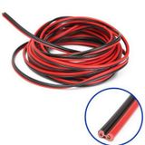 Dây Điện Đôi Lõi Đồng Nguyên Chất Vỏ Đỏ Đen Dùng Cho Loa, Đèn Led, Điện Độ Chế 26AWG/24AWG/22AWG