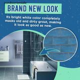 Keo miết mạch gạch men Tile Refill Agents màu trắng, sửa chữa nhà tắm, bếp sạch sẽ bền bỉ