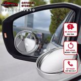 Gương cầu lồi mạ chrome bạc loại xịn dán gương chiếu hậu ô tô, xe hơi xoay 360 độ