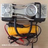 Bơm ô tô 2 xi lanh 12v cao cấp lấy nguồn trực tiếp từ acquy, Bơm lốp oto mini 12v công suất lớn 280w BẢO HÀNH 12 tháng