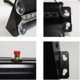 đèn chớp xanh đỏ, xin khẩn cấp cho xe hơi, led nháy báo động xanh đỏ phiên bản cao cấp vỏ kim loại sơn tĩnh điện