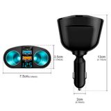 Bộ chia tẩu sạc nhanh ô tô 12/24V gồm cổng sạc nhanh usb trên oto gồm 2 nguồn tẩu, 2 cổng sạc 3.0 và Cổng Type C/PD