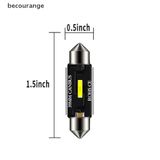 Bóng Đèn LED Gắn Trần Xe Hơi Siêu Sáng 31, 36, 39, 41mm C5W đèn Led trắng thay thế hiệu quả