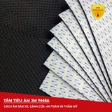 Tấm mút tiêu âm 3M™ 9448A ô tô Phụ kiện ô tô Tấm lót cách nhiệt Giảm âm thanh Chống ồn 80* 50 * 1.5cm