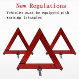 Bảng Phản Quang Cảnh Báo Khẩn Cấp Hình Tam Giác Cho Xe Hơi