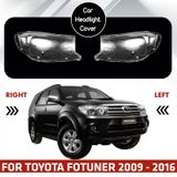 Vỏ đèn pha dòng Toyota Fortuner, được làm bằng nhựa trong suốt chất lượng cao, tạo vẻ ngoài sang trọng và tối ưu hóa ánh sáng phát ra từ đèn pha.
