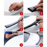 Đuôi gió dán liền cốp phong cách thể thao dành cho ô tô xe hơi vân carbon cao cấp phù hợp mọi loại xe