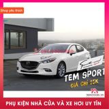 Phụ kiện ô tô |  Tem dán trang trí ô tô Sport mind prodeced by Sports xe hơi ô tô đầy đủ màu sắc - Ngoại thất ô tô