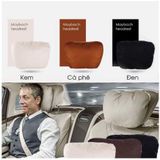 Bộ Gối kê đầu cho xe hơi da lộn kiểu dáng cao cấp hàng tốt
