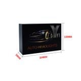Đèn Bi cầu Y11 Laser mini  chân H7, H4 360 Độ H11 H8 HB3 Led 9005 có cắt sáng chống chói cao cấp Tia 25000LM 12V 24V