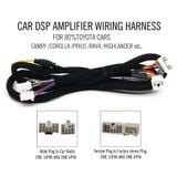 Dây cắm Amply / DSP kết nối đầu zin cho xe ô tô Toyota Cross, Veloz, Venza, Camry, Corolla, RAV4, High Lander, Prius
