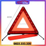 Tam giác phản quang cảnh báo nguy hiểm cho xe ô tô