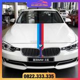 decal dán xe thể thao phong cách BMW M sport, cờ ý, đức, pháp, loại cao cấp độ bền cao