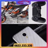 Decal carbon xám đen dán xe điện thoại laptop loại đẹp