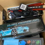 Đèn led gắn gầm ghế nội thất ô tô phiên bản cao cấp nhất app điều khiển tiếng việt tích hợp nhiều tính năng và chế độ sáng