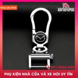 Móc Chìa Khóa ô tô Mazda  ✌   Logo xe hơi móc chìa khóa tiện dụng xoay 360 độ
