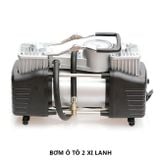Bơm ô tô 2 xi lanh 12v cao cấp lấy nguồn trực tiếp từ acquy, Bơm lốp oto mini 12v công suất lớn 280w BẢO HÀNH 12 tháng