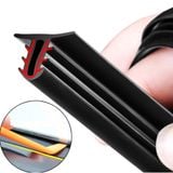 2m Gioăng cao su chữ T chắn khe kính lái xe hơi