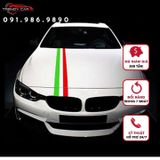 ⚡️FLASH SALE⚡️ decal dán xe thể thao phong cách BMW M sport, cờ ý, đức, pháp, loại cao cấp độ bền cao