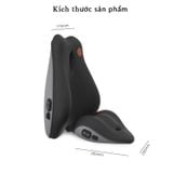 Gối Tựa Lưng Tích Hợp Massage, Đệm Lưng Chống Gù, Giảm Đau Cột Sống Dùng Cho Văn Phòng ô tô Trending