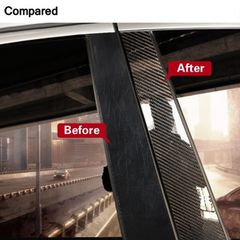 Decal Carbon Bảo Vệ Ô tô Miếng Dán Chống Trầy, Ốp chân Gắn Cửa Bảo Vệ chống Bước Trang Trí Xe Ô Tô Băng Fiber 3D