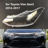 Vỏ đèn pha Toyota Vios nhựa trong suốt, dành cho Toyota Vios 2007 - 2023, Bề mặt nhựa trong suốt được phủ bằng gốm sứ chất lượng cao, chống mài mòn, chống lão hóa, bền