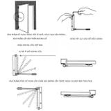 Bản Lề Cửa Tự Động Xịn Đóng Cửa Thông Minh Có Thể Điều Chỉnh Lực Đẩy, Chịu Lực Tối Đa Đến 80kg Cho Văn Phòng, Cửa Hàng