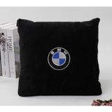 Gối tựa lưng liền chăn 2 in 1 - gối tựa lưng xe ô tô có THÊU logo các hãng Toyota, Mercedes, Lexus, BMW, Hyundai