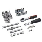 Bộ Đồ Nghề Sửa Chữa Xe Hơi Xe Máy 46 Món - Bộ Dụng Cụ Tuýp Khẩu Đa Năng 46 Chi Tiết Mở Ốc Vít Bulong Tiện Dụng