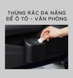 Thùng Rác Mini Cho Xe ô Tô màu đen sang trọng nhỏ gọn thông minh tiện lợi thùng rác VP