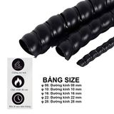 Lò xo nhựa Bọc dây rửa xe, bọc dây tuy ô thủy lực, dây cáp điện, bảo vệ dây chống mài mòn