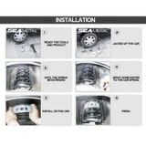 Đệm Giảm Xóc Cho Xe Ô Tô Loai A/B/C/D/E Combo 2 MIẾNG AMT Đệm cao su giảm sóc giảm chấn lò xo cho ô tô