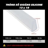 Gioăng kính Silicone cường lực chữ U viền cạnh kính chống va chạm Trendyhome