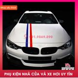 ⚡️FLASH SALE⚡️ decal dán xe thể thao phong cách BMW M sport, cờ ý, đức, pháp, loại cao cấp độ bền cao