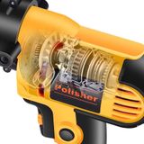 Máy đánh bóng Ô tô CÓ CHỈNH TỐC ĐỘ công suất 700W - máy đánh bóng đồng tâm lõi đồng chuyên đánh bóng 6 cấp độ cao cấp
