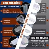 Gioăng chắn nước nhà tắm Gioăng chữ H, U, F chắn nước cabin nhà tắm chống vỡ khi đóng cửa kính nhà tắm