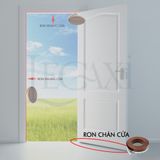 Combo 2 Mét Ron Chân Cửa Cao Su Cải Tiến Dán Chống Bụi Côn Trùng 25 35 45mm có sẵn keo dính