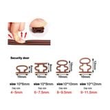 Gioăng dán cánh cửa loại cao cấp siêu dính type D 2 lớp dày 10-15mm, ron cửa chuyên dụng ⚡️PHỤ KIỆN NHÀ CỬA
