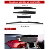 Phụ kiện ô tô |  Đuôi Gió, Cánh Lướt Gió Cao Su Vân Carbon 3D Xe Ô Tô Phong Cách Thể Thao