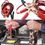 Dây câu bình ắc quy ô tô lõi đồng - 500A, kích điện ắc quy cứu hộ ô tô 2.2 mét ( 1 bộ 2 day)