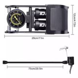 Bơm Đạp Chân Đa Năng Mini hàng chính hãng Cho Ô Tô Xe Máy Xe Đạp 2 Xilanh Nhập Khẩu Chính Hãng Và Phân Phối độc quyền Bở