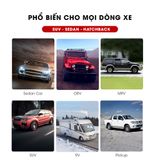 Cảm biến áp suất lốp ô tô TPMS Tiếng Việt bản cao cấp 2023 Màn LCD Pin hỗ trợ năng lượng mặt trời tuổi thọ pin 5 năm